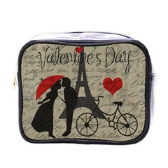 Love Letter - Paris Mini Toiletries Bags by Valentinaart