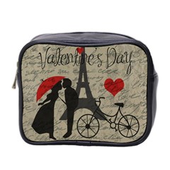 Love Letter - Paris Mini Toiletries Bag 2-side by Valentinaart