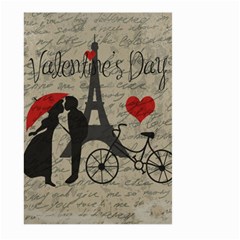 Love Letter - Paris Large Garden Flag (two Sides) by Valentinaart