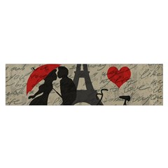 Love Letter - Paris Satin Scarf (oblong) by Valentinaart