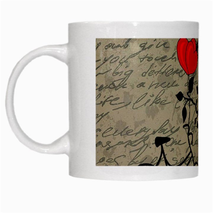 Love letter White Mugs