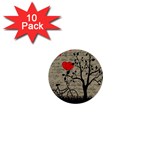 Love letter 1  Mini Buttons (10 pack)  Front