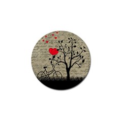 Love Letter Golf Ball Marker by Valentinaart