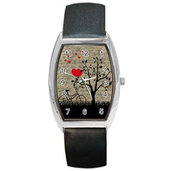 Love Letter Barrel Style Metal Watch by Valentinaart