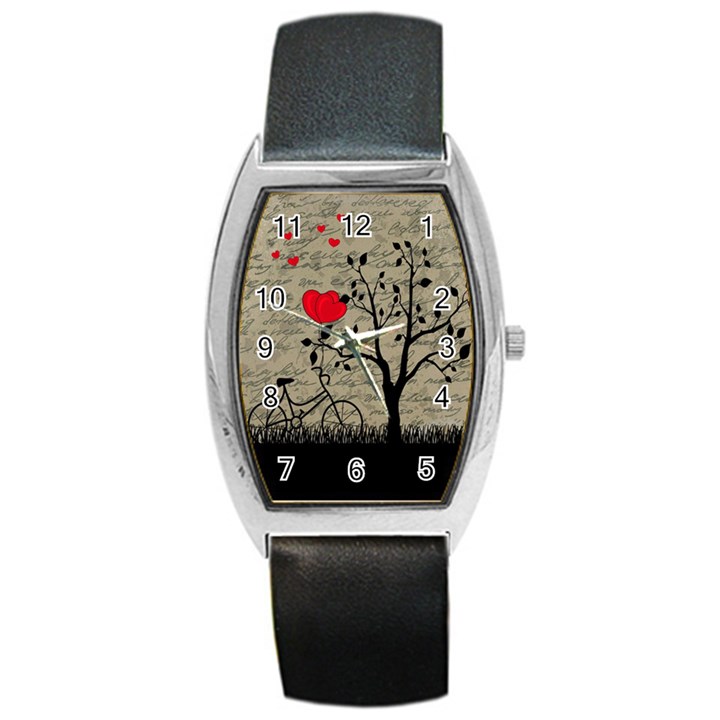 Love letter Barrel Style Metal Watch