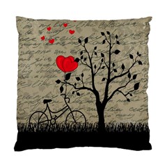 Love Letter Standard Cushion Case (two Sides) by Valentinaart