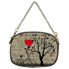 Love Letter Chain Purses (two Sides)  by Valentinaart