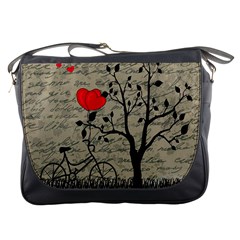 Love Letter Messenger Bags by Valentinaart