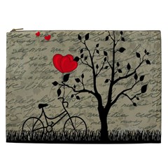 Love Letter Cosmetic Bag (xxl)  by Valentinaart