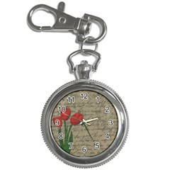 Vintage Tulips Key Chain Watches by Valentinaart