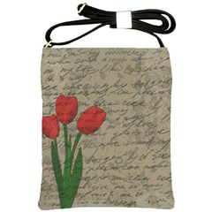 Vintage Tulips Shoulder Sling Bags