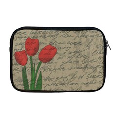 Vintage Tulips Apple Macbook Pro 17  Zipper Case by Valentinaart