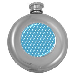 Air Pattern Round Hip Flask (5 Oz) by Simbadda