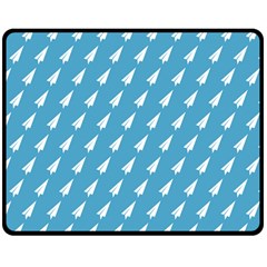 Air Pattern Double Sided Fleece Blanket (medium)  by Simbadda