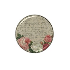 Vintage Roses Hat Clip Ball Marker by Valentinaart