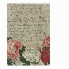 Vintage Roses Small Garden Flag (two Sides) by Valentinaart