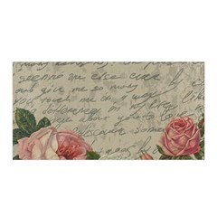 Vintage Roses Satin Wrap