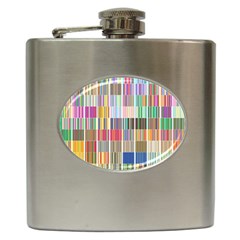 Overlays Graphicxtras Patterns Hip Flask (6 Oz) by Simbadda