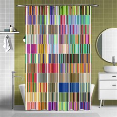 Overlays Graphicxtras Patterns Shower Curtain 48  X 72  (small) 