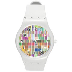 Overlays Graphicxtras Patterns Round Plastic Sport Watch (m)