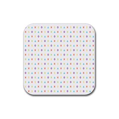 Sign Pattern Rubber Coaster (square) 