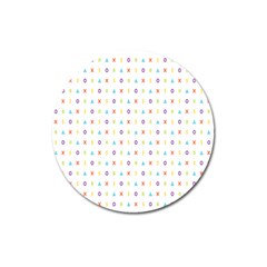 Sign Pattern Magnet 3  (round) by Simbadda