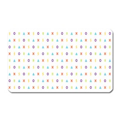 Sign Pattern Magnet (rectangular) by Simbadda