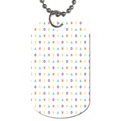 Sign Pattern Dog Tag (one Side)