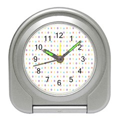 Sign Pattern Travel Alarm Clocks