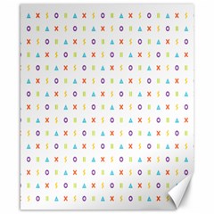 Sign Pattern Canvas 8  X 10 