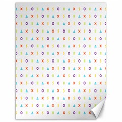 Sign Pattern Canvas 12  X 16  