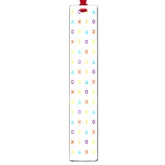 Sign Pattern Large Book Marks