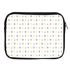 Sign Pattern Apple Ipad 2/3/4 Zipper Cases