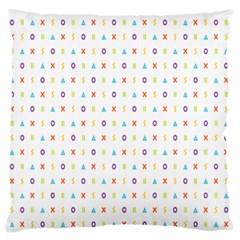 Sign Pattern Standard Flano Cushion Case (one Side) by Simbadda