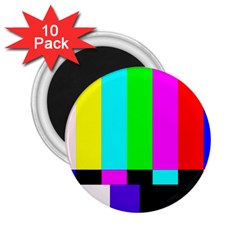 Color Bars & Tones 2 25  Magnets (10 Pack) 