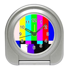 Color Bars & Tones Travel Alarm Clocks