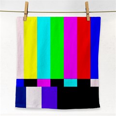 Color Bars & Tones Face Towel