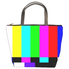 Color Bars & Tones Bucket Bags