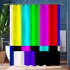 Color Bars & Tones Shower Curtain 60  X 72  (medium) 