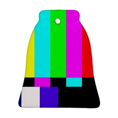 Color Bars & Tones Bell Ornament (two Sides)