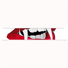 Mouth Jaw Teeth Vampire Blood Small Bar Mats by Simbadda