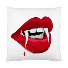 Mouth Jaw Teeth Vampire Blood Standard Cushion Case (one Side) by Simbadda