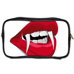 Mouth Jaw Teeth Vampire Blood Toiletries Bags