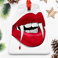 Mouth Jaw Teeth Vampire Blood Ornament (bell)