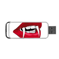 Mouth Jaw Teeth Vampire Blood Portable Usb Flash (one Side) by Simbadda