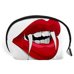 Mouth Jaw Teeth Vampire Blood Accessory Pouches (large) 