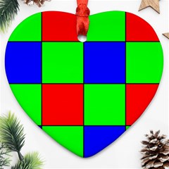 Bayer Pattern Ornament (Heart)