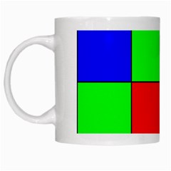 Bayer Pattern White Mugs