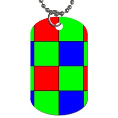 Bayer Pattern Dog Tag (Two Sides)