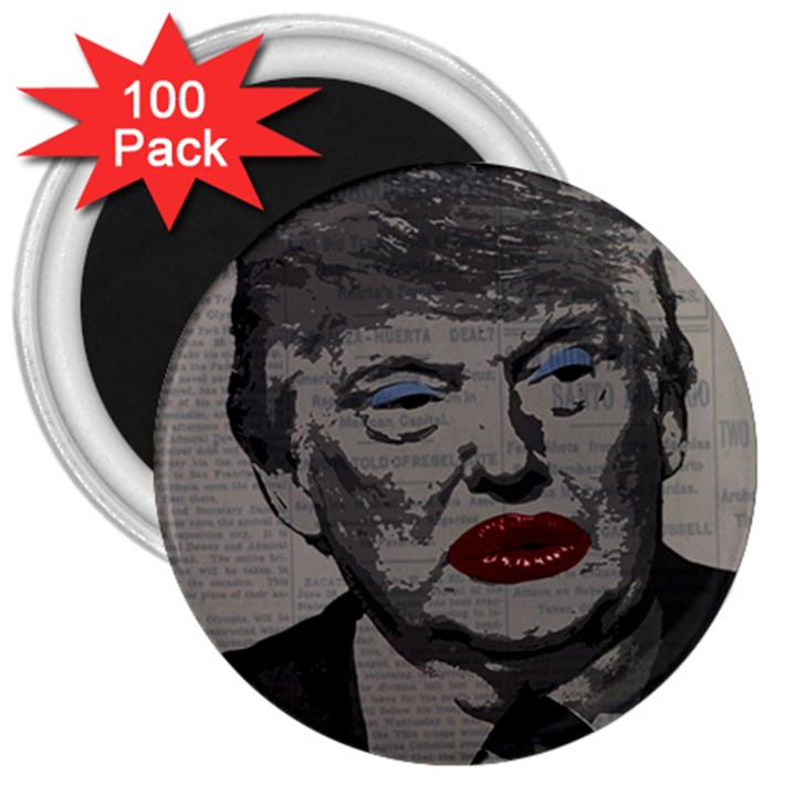 Transgender president    3  Magnets (100 pack)